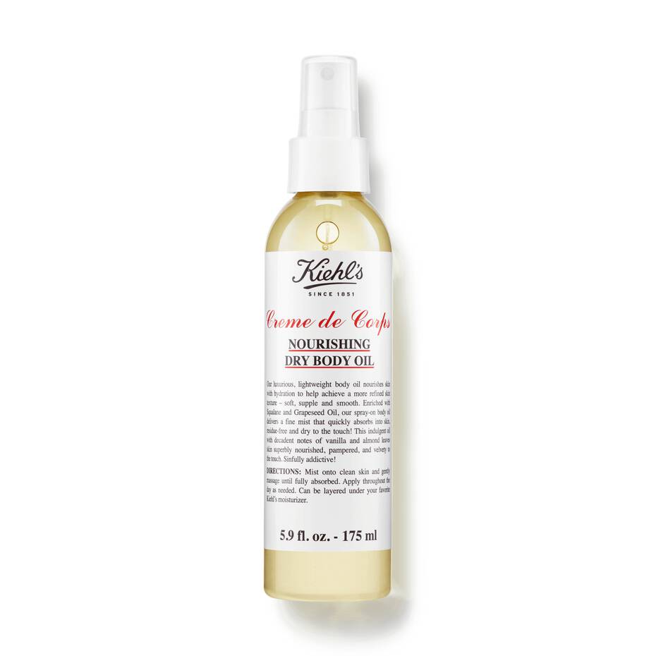 Kiehl's Creme de Corps Nourishing Dry Body Oil - Odżywczy suchy olejek do ciala 175 ml