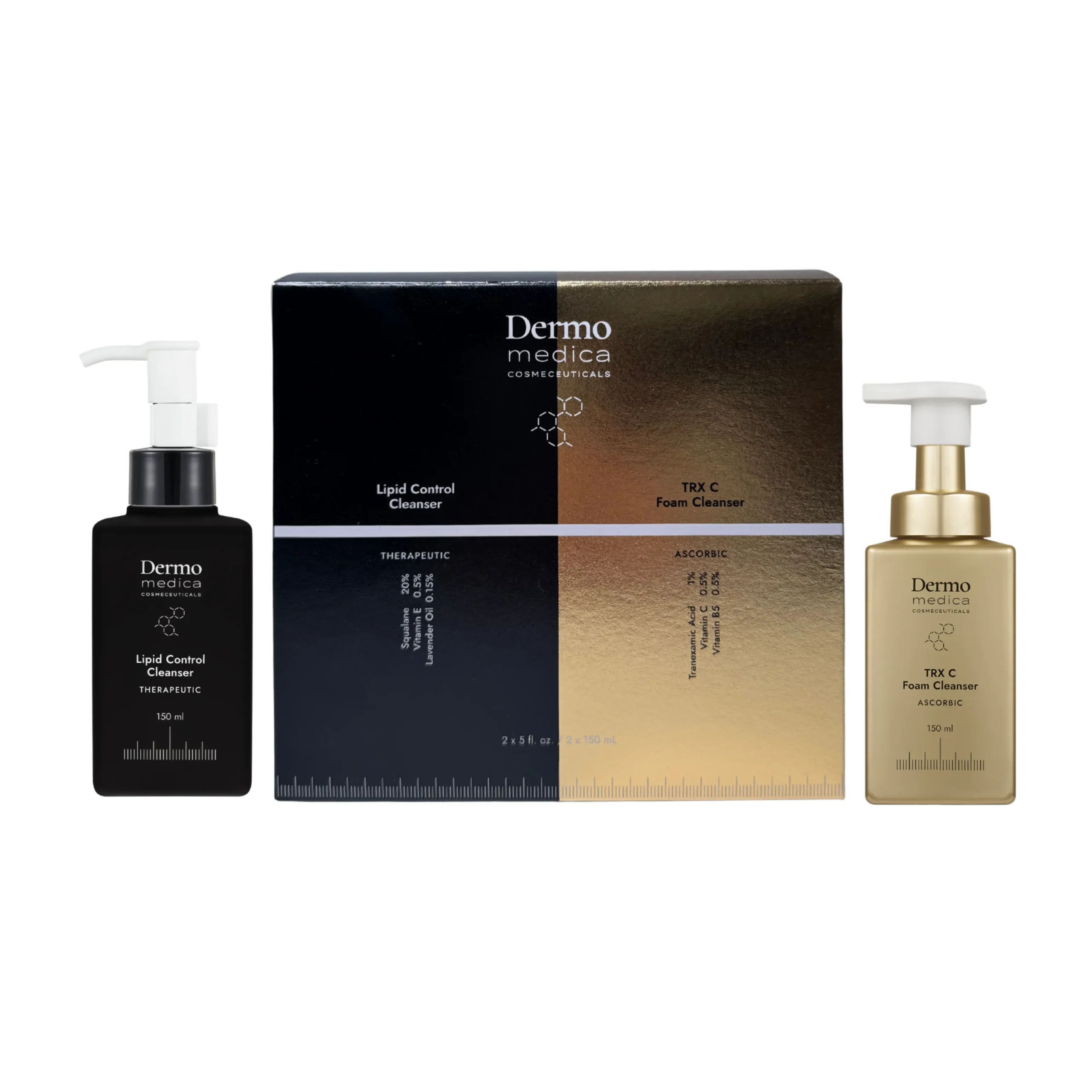 Dermomedica Zestaw Lipid Control Cleanser+TRX C Foam Cleanser po150ml.