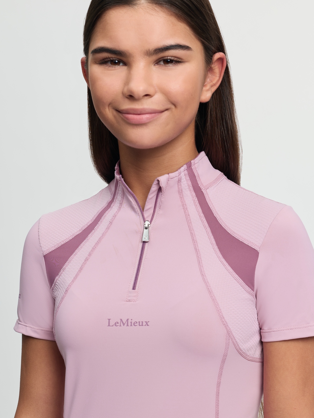 LeMieux LeMieux koszulka młodzieżowa Mia Mesh Base Layer Fondant