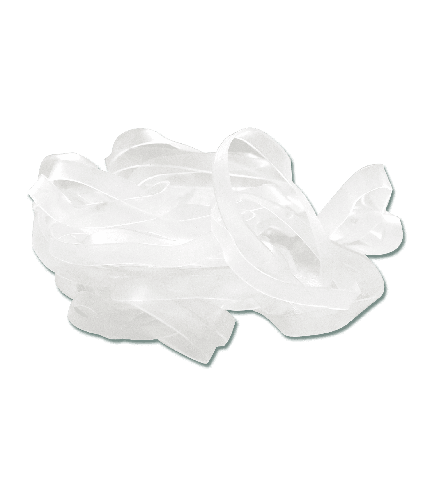 Waldhausen Waldhausen gumki do grzywy silikonowe, transparentne 24h