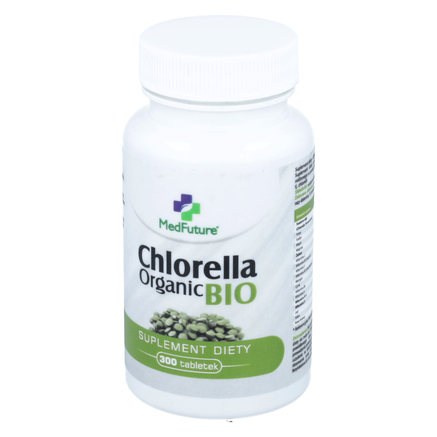 Medfuture chlorella organic bio, 300 tabletek
