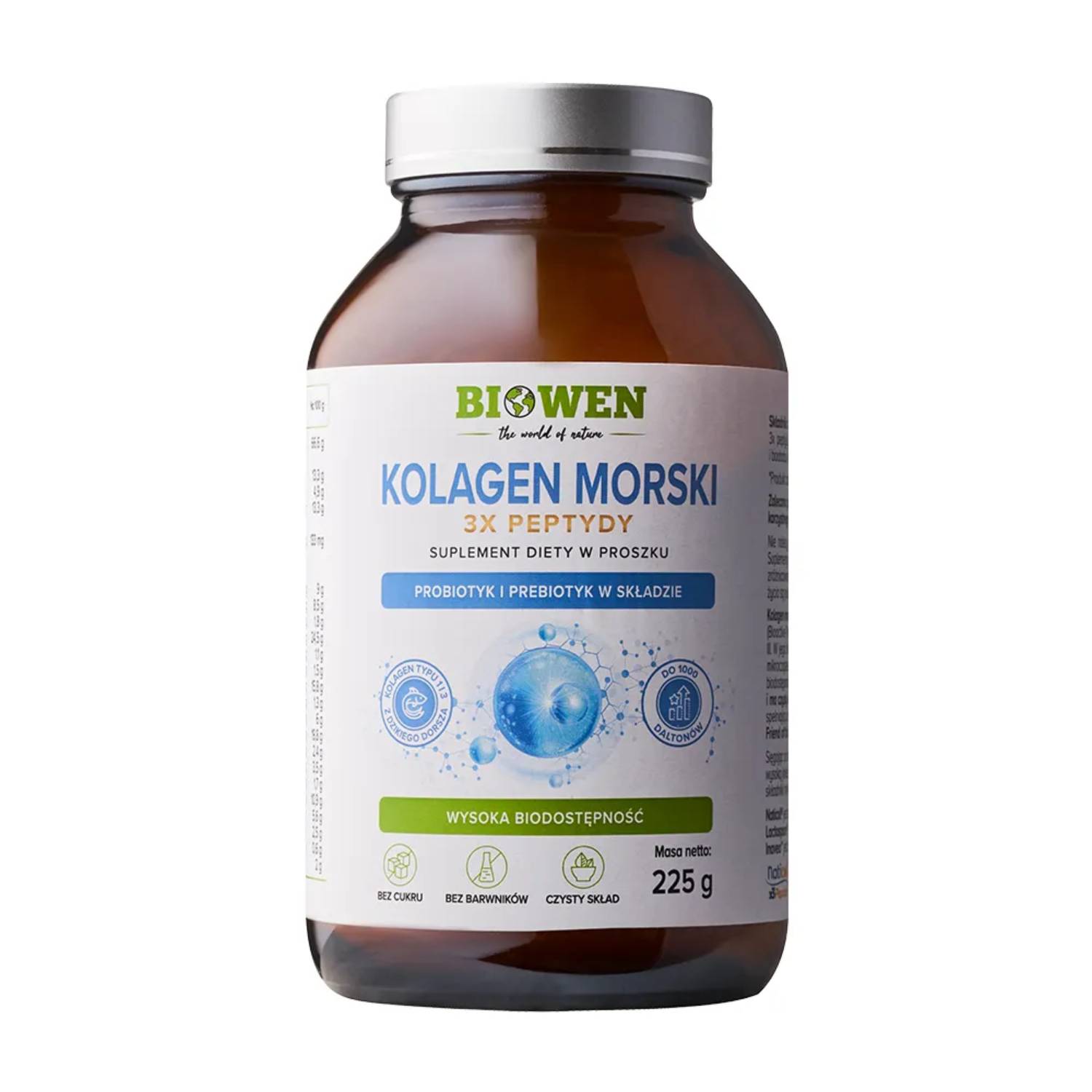 Biowen kolagen morski, 225 g