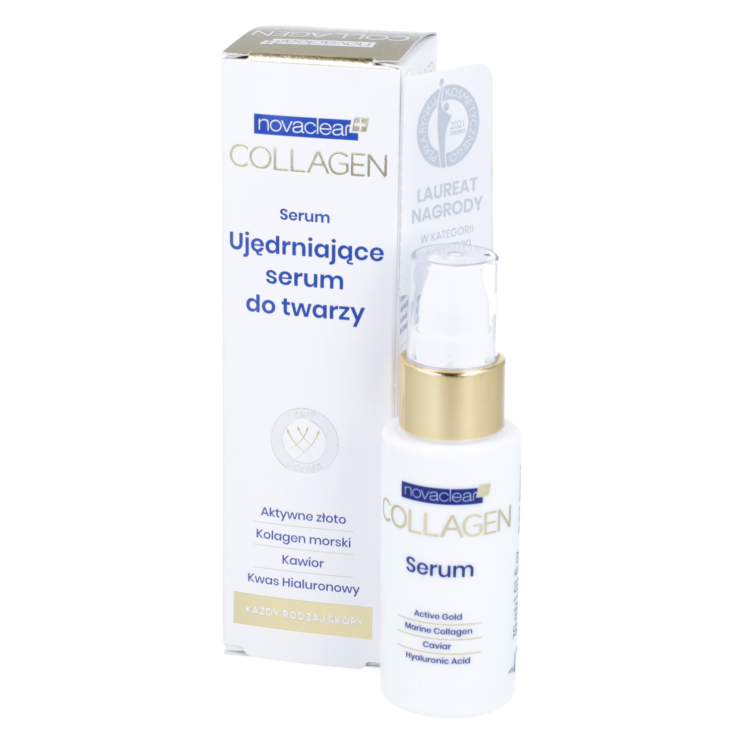 Novaclear collagen - ujędrniające serum do twarzy, 30 ml