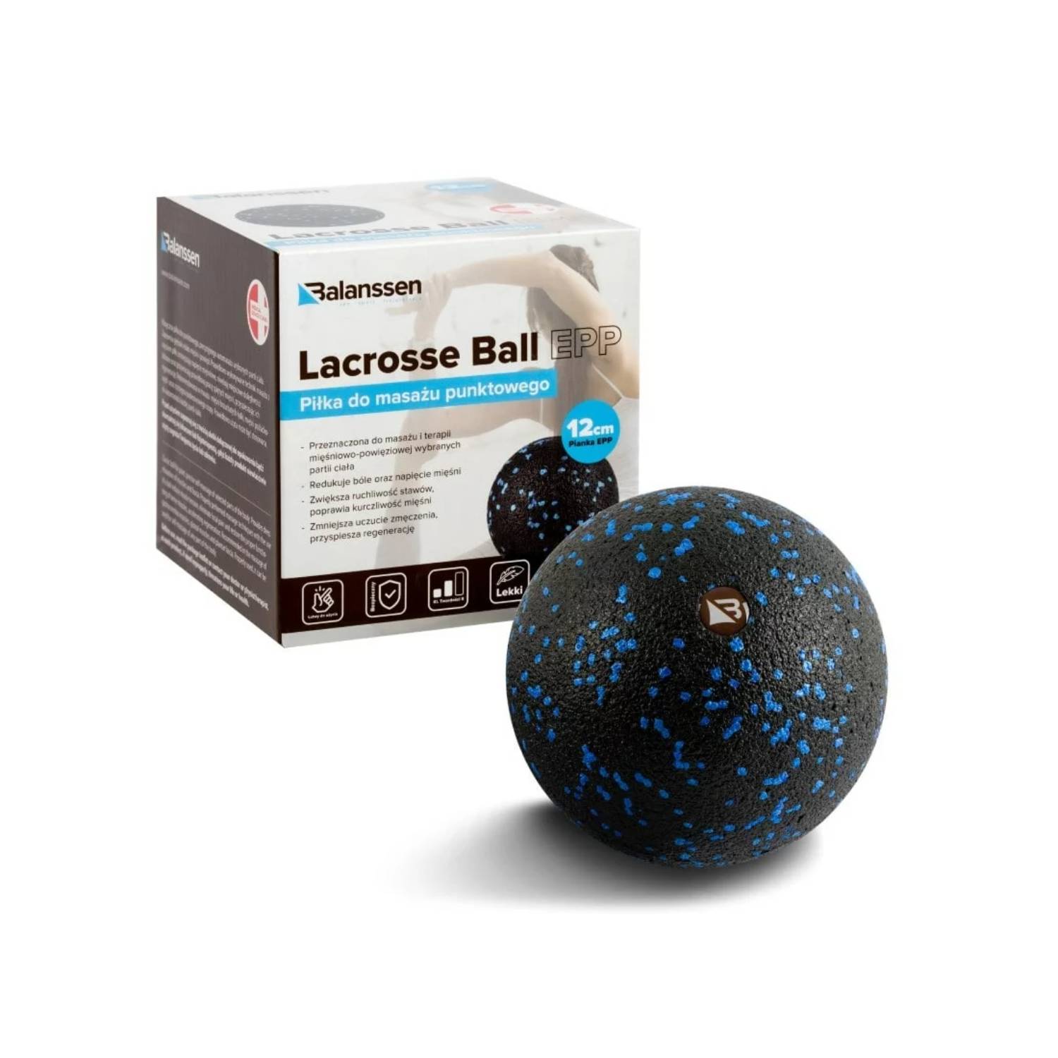 Balanssen piłka do masażu punktowego 12 cm, 1 sztuka