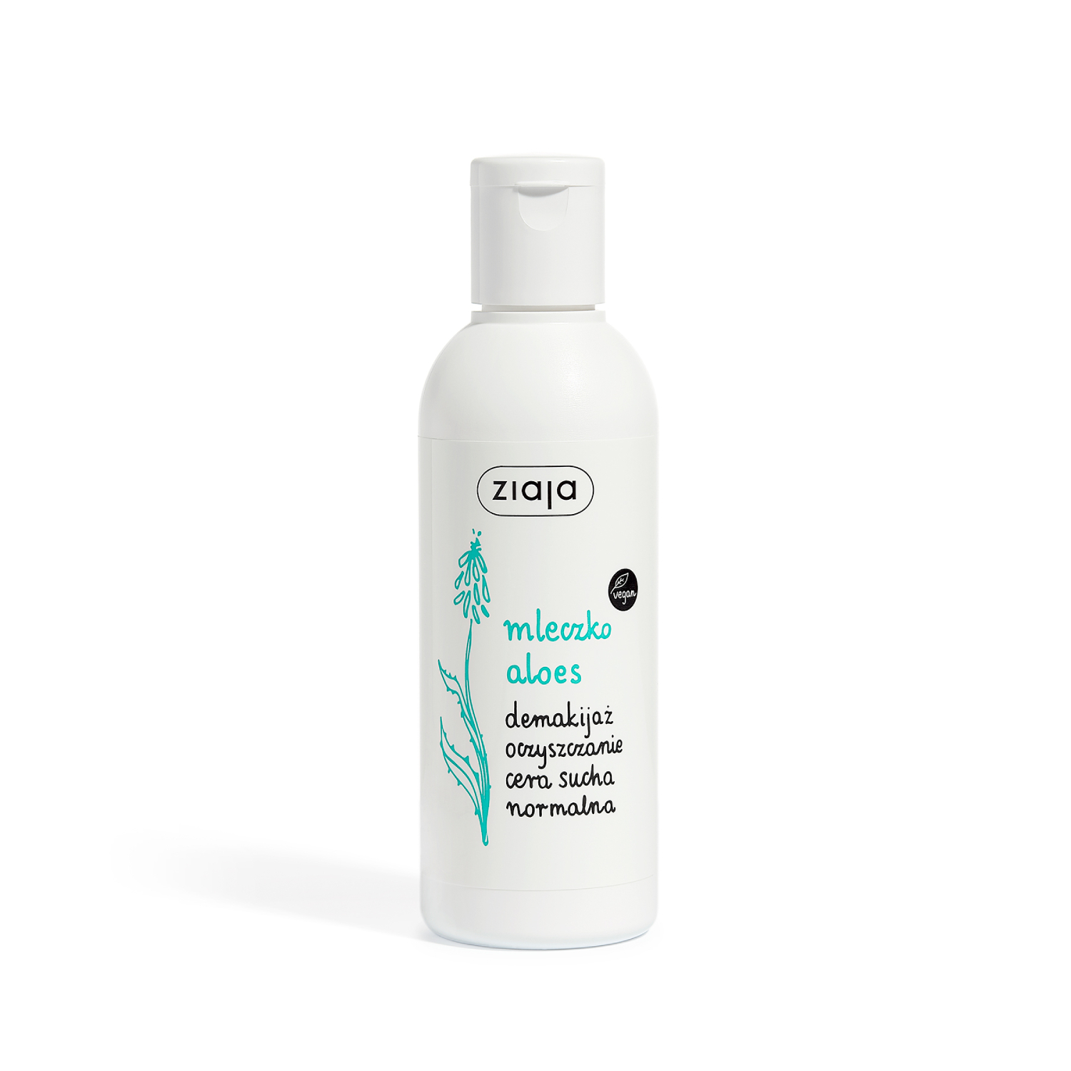 Ziaja aloes - mleczko do demakijażu do cery suchej i normalnej, 200 ml