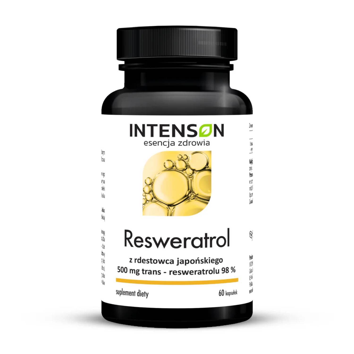 Intenson resweratrol z rdestowca japońskiego, 60 kapsułek