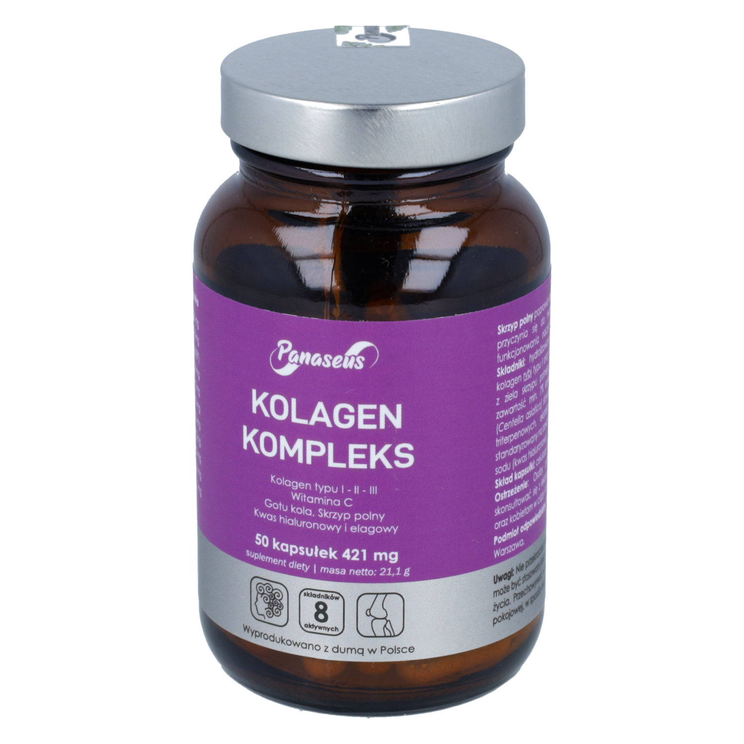 Panaseus kolagen kompleks, 50 kapsułek