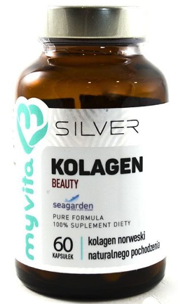 Myvita silver kolagen beauty, 60 kapsułek
