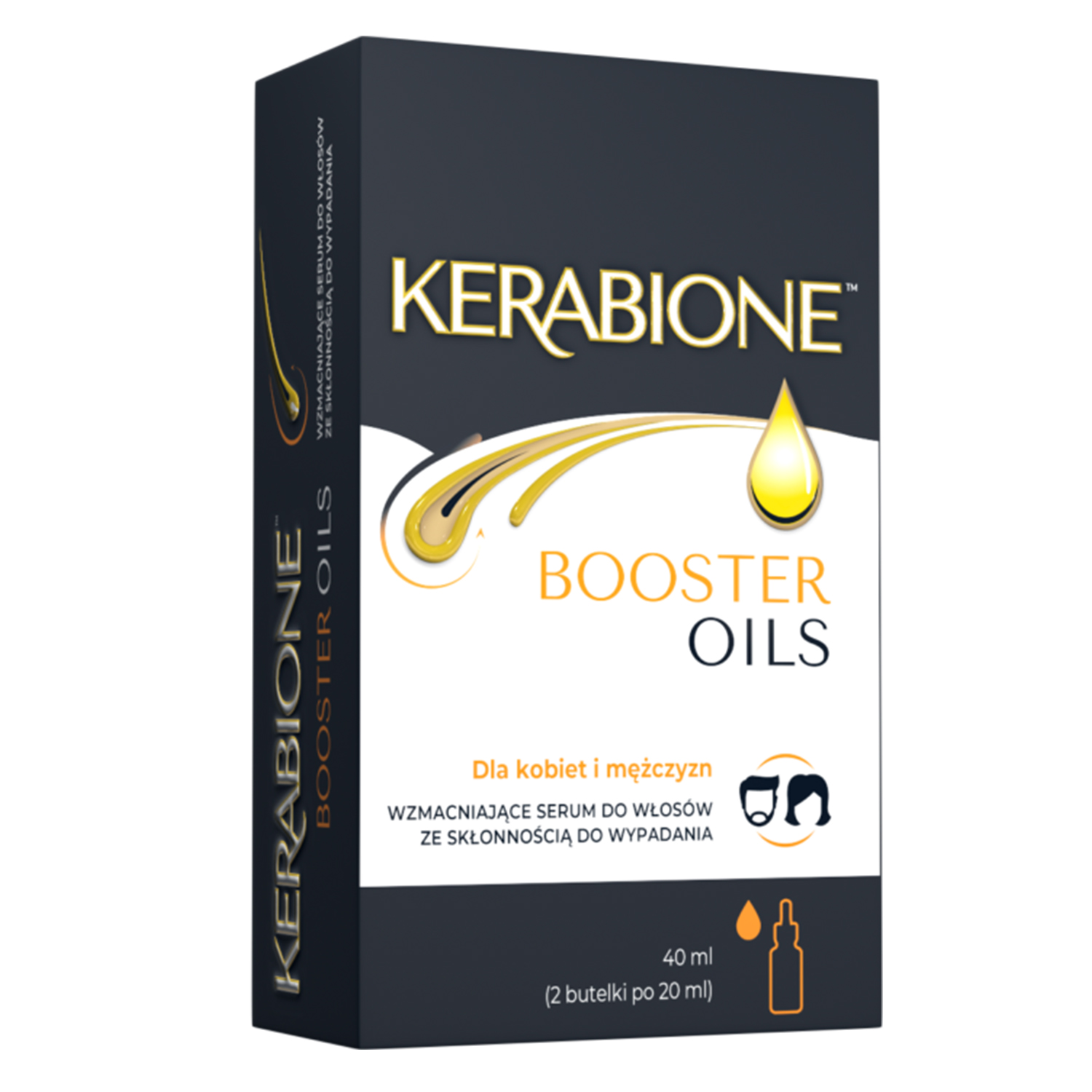 Kerabione booster oils, serum wzmacniające, 2x20 ml