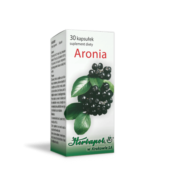 Ziołowy herbapol kraków, aronia, 30 kapsułek
