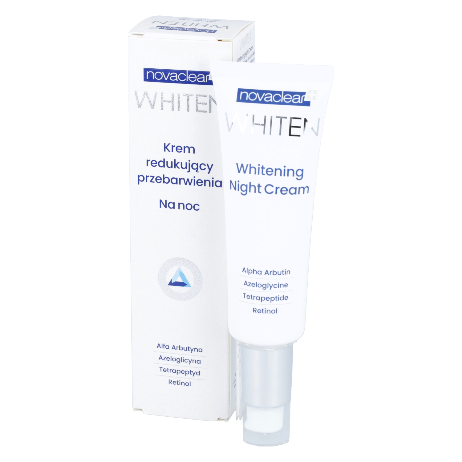 Novaclear whiten - wybielający krem na noc, 50 ml