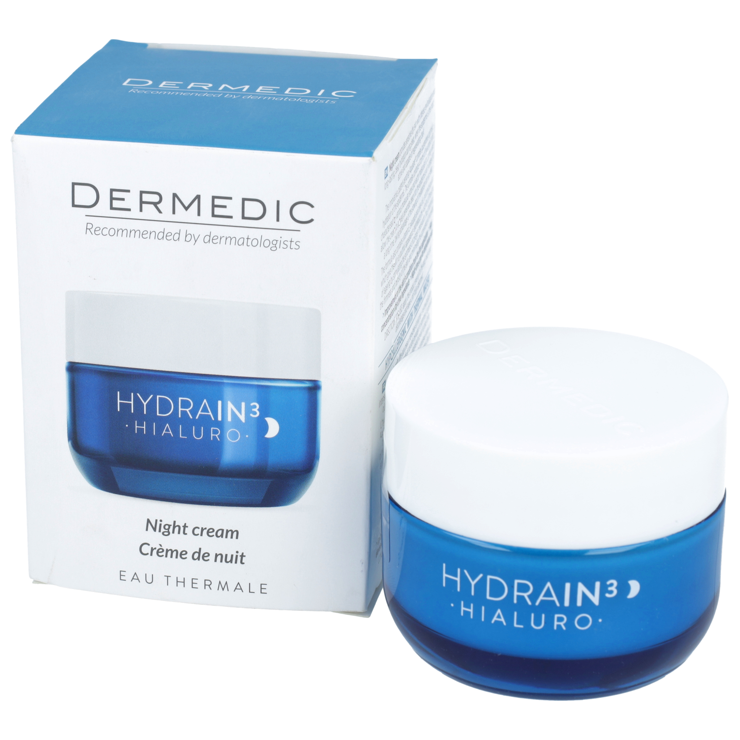 Dermedic hydrain 3 hialuro - krem na noc, 50 ml