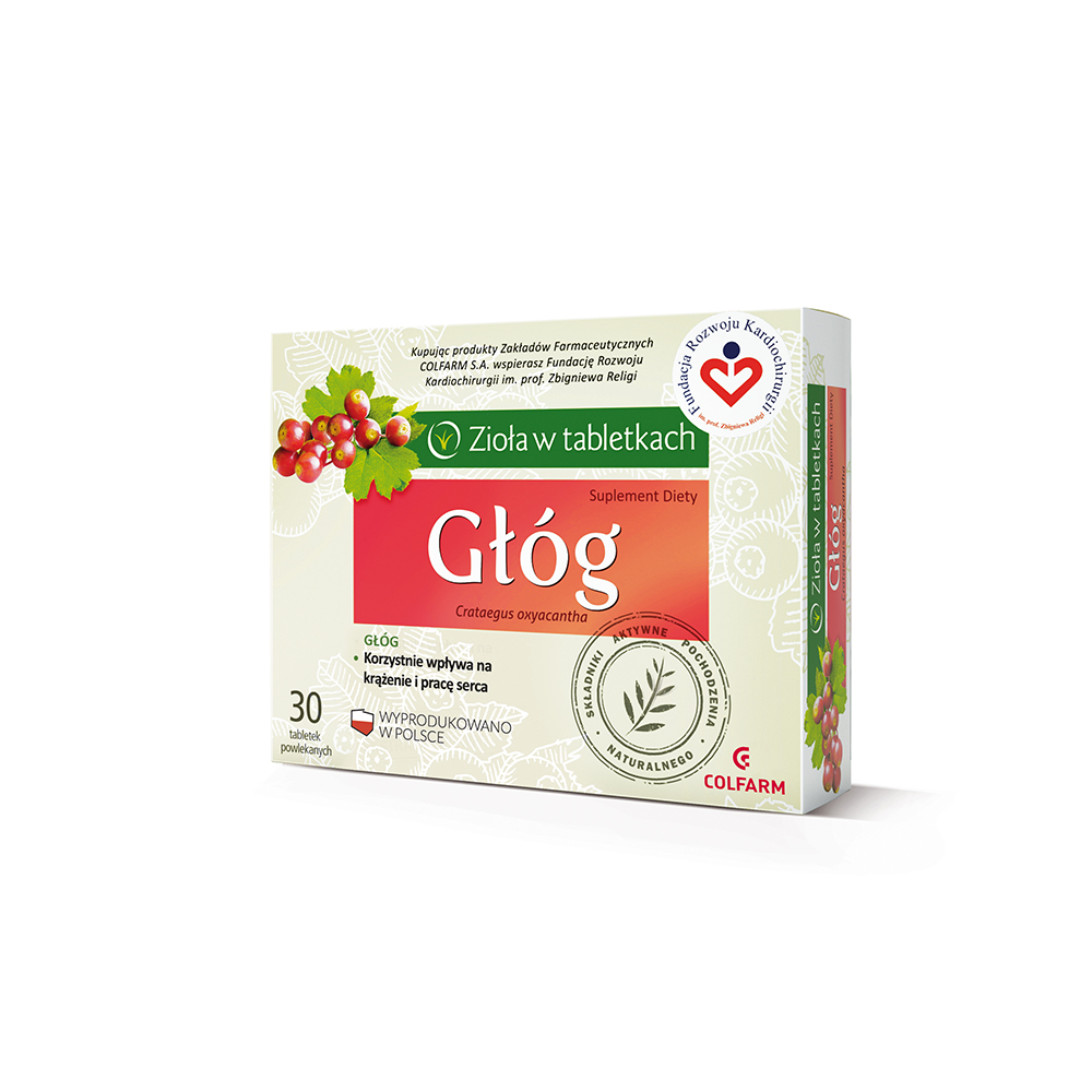 Colfarm głóg, 30 tabletek