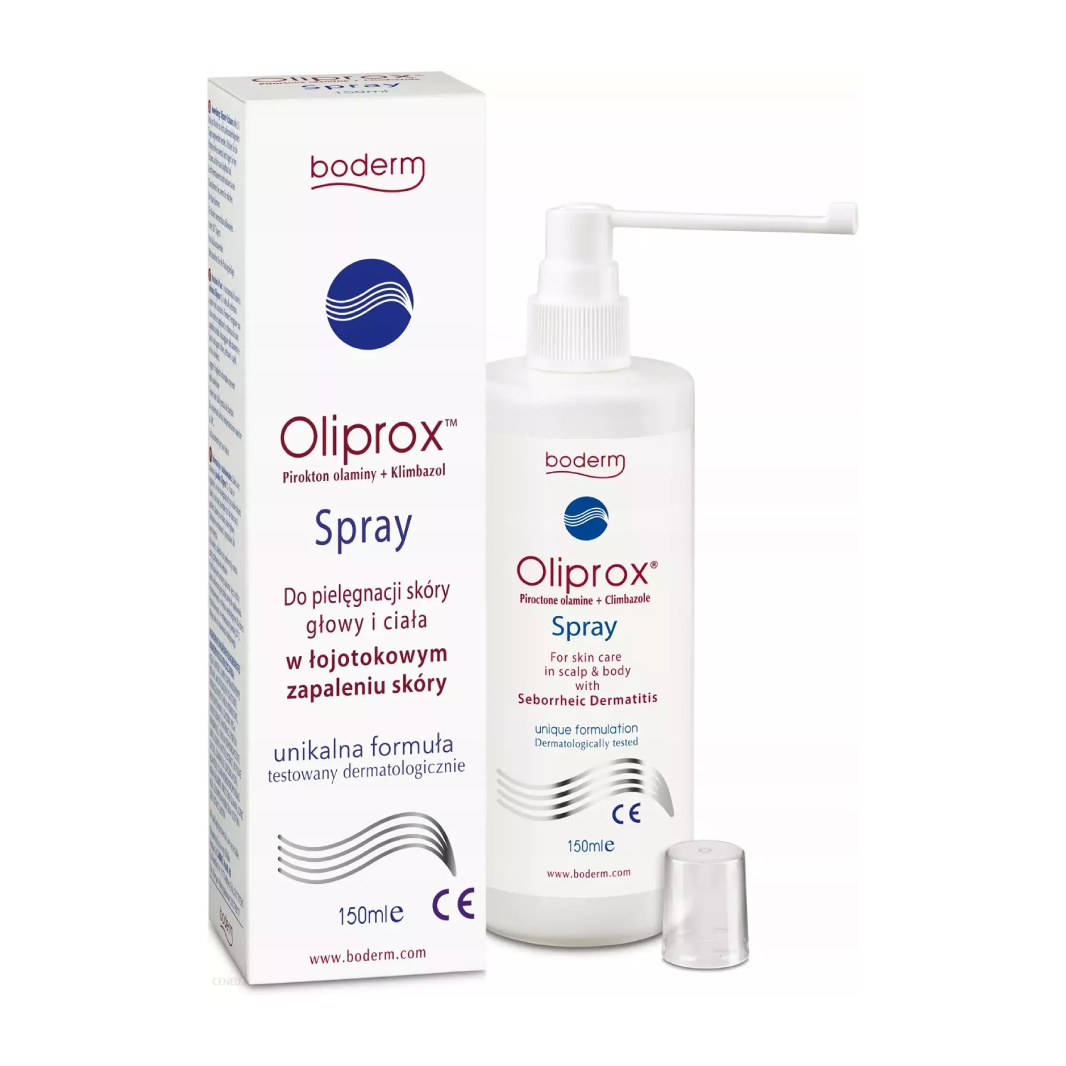 Oliprox - spray do włosów, unikalna formuła przeciwłupieżowa, 150 ml