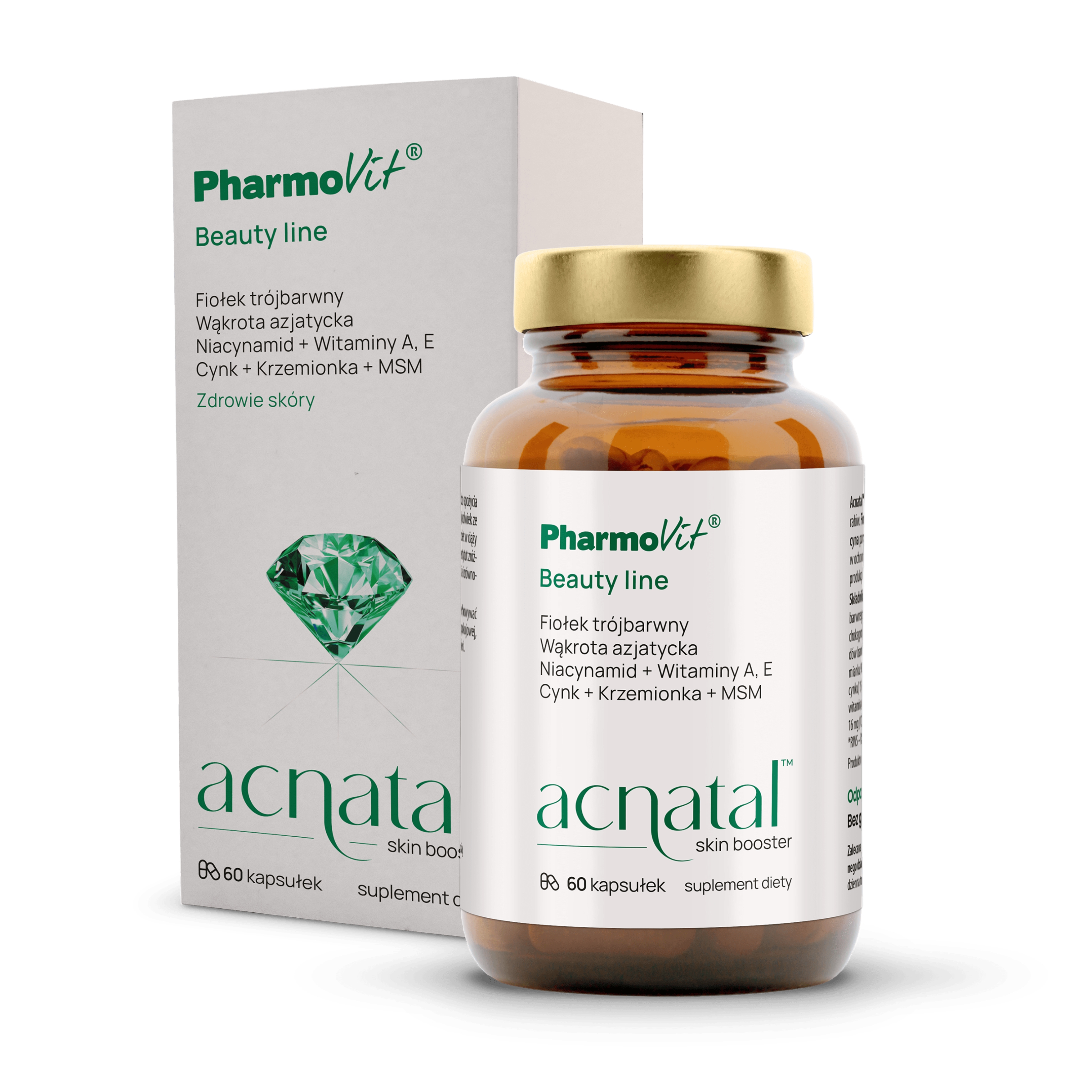 Pharmovit - acnatal skin booster, 60 kapsułek