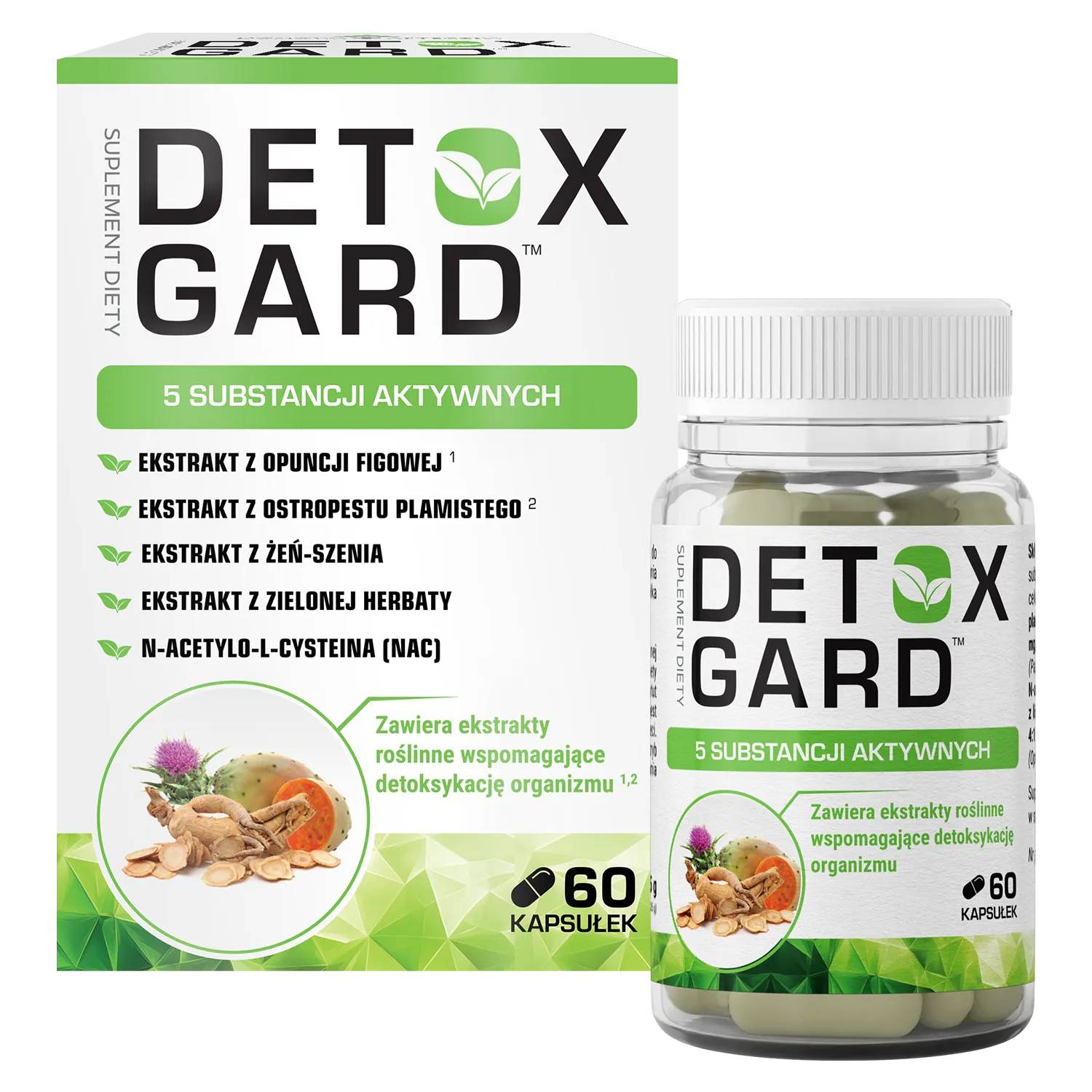 Domowa apteczka detox gard, 60 kapsułek