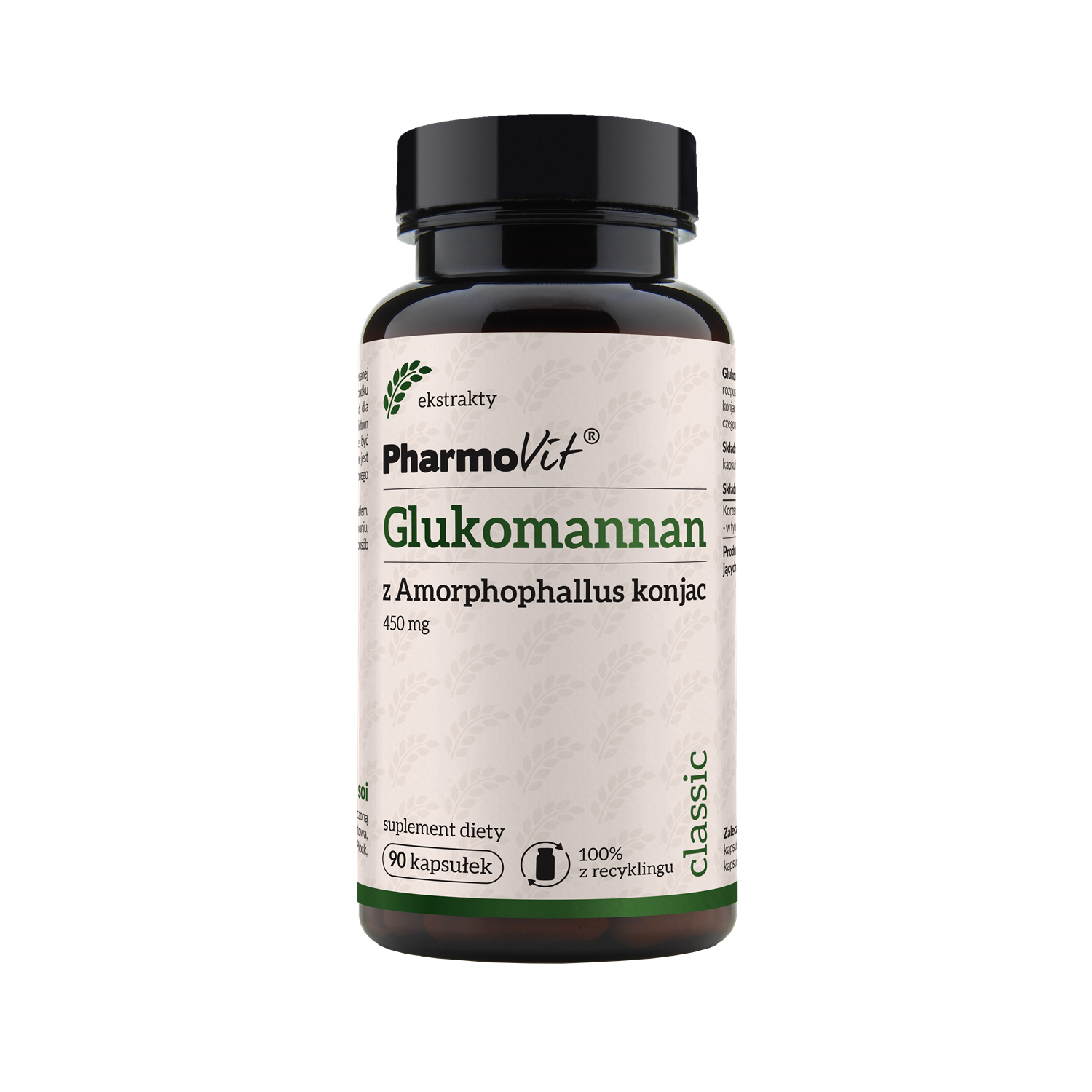 Pharmovit glukomannan, 90 kapsułek