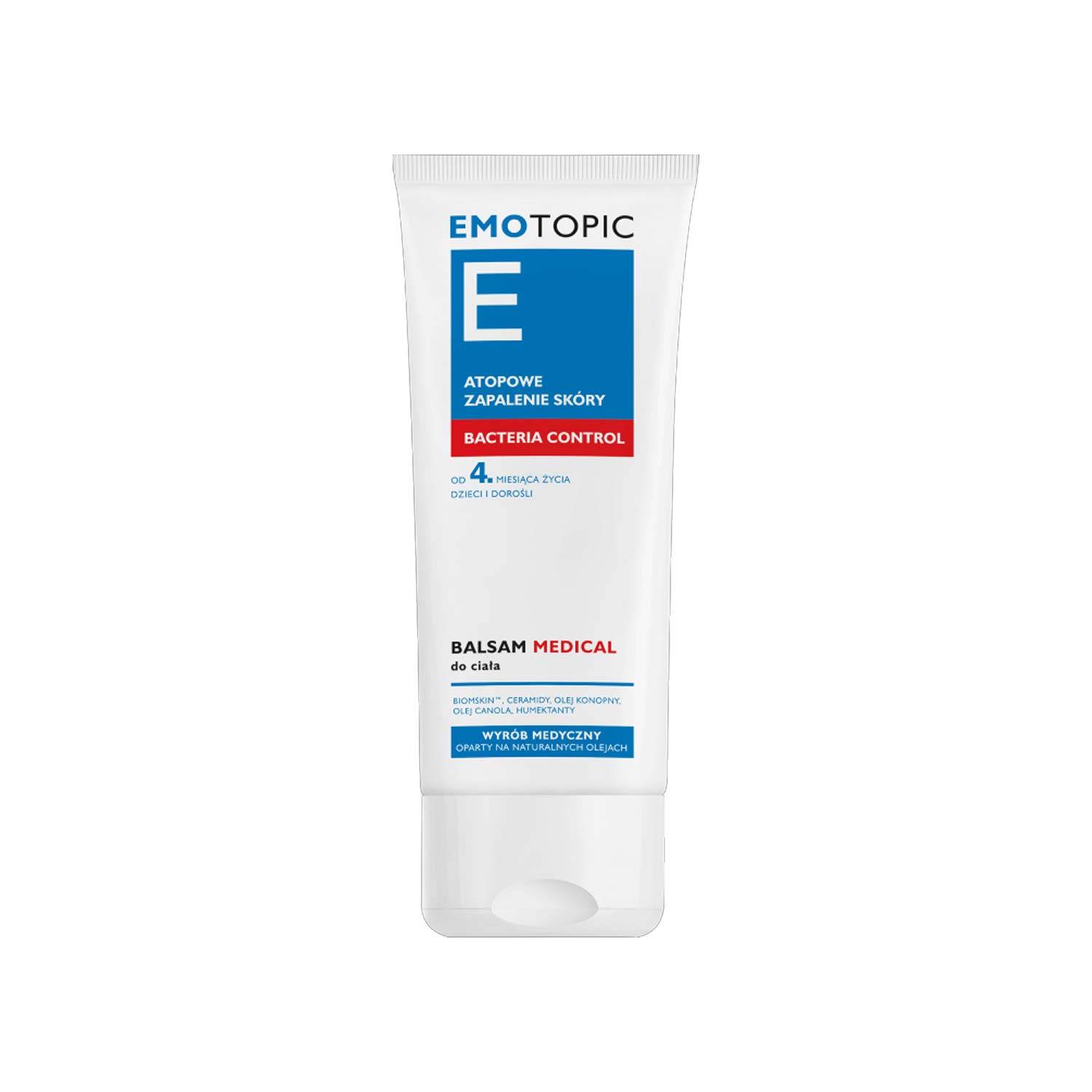 Emotopic e bacteria control - balsam medical do ciała, 200 ml