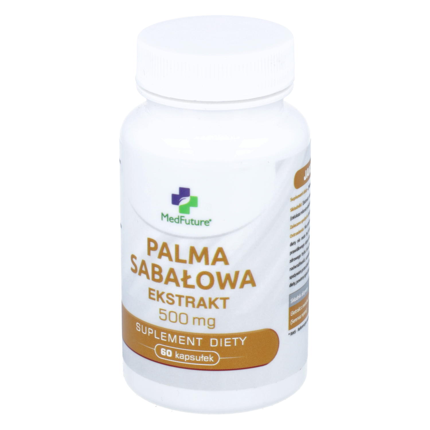 Medfuture palma sabałowa ekstrakt 500 mg, 60 kapsułek