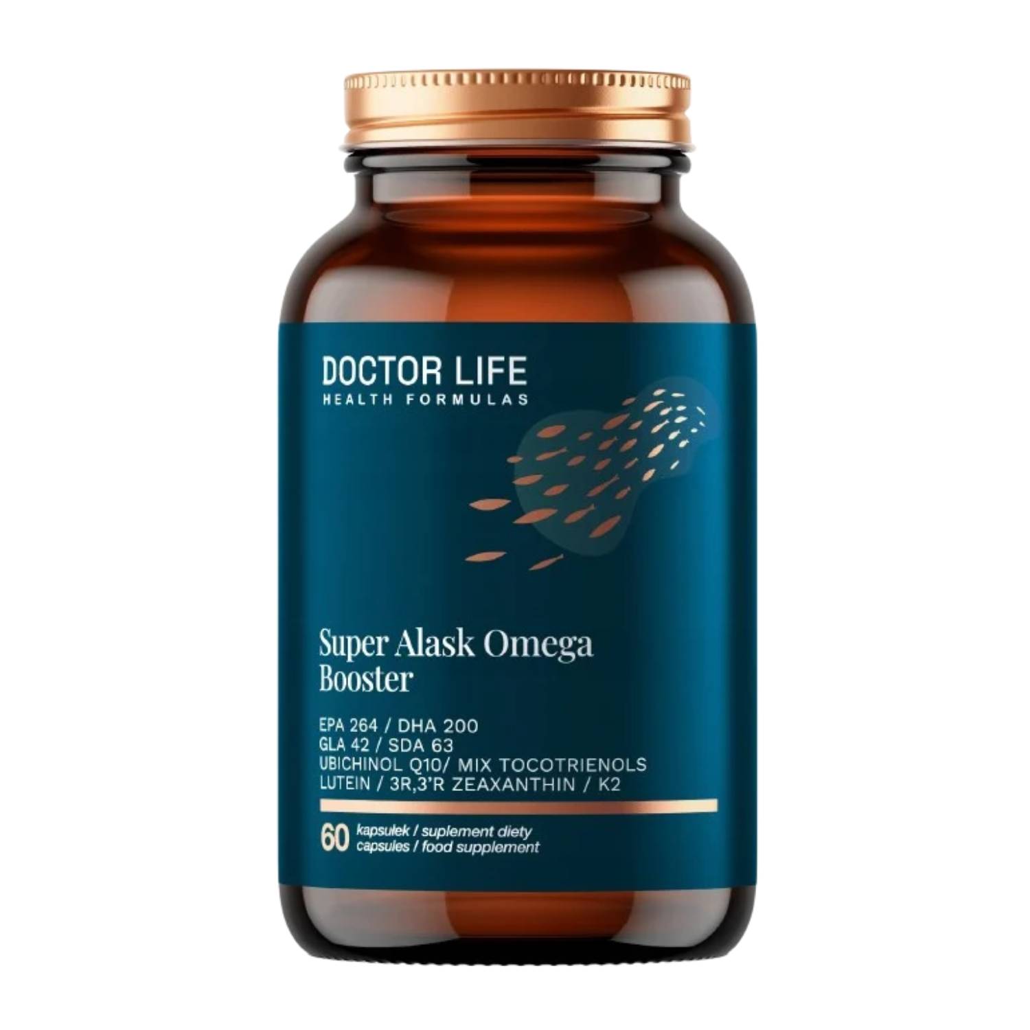 Doctor life super alask omega booster, 60 kapsułek