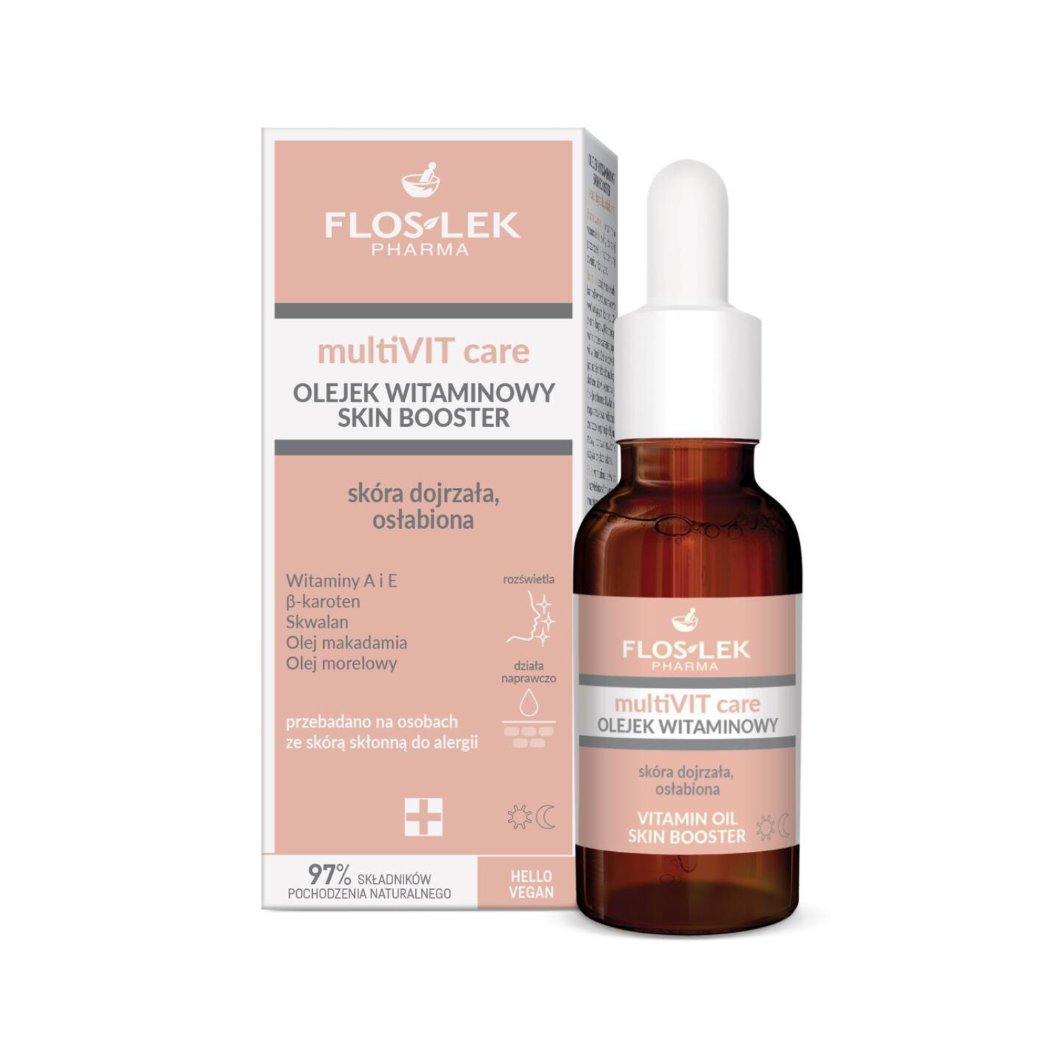 Floslek multivit care - olejek witaminowy skin booster, 30 ml