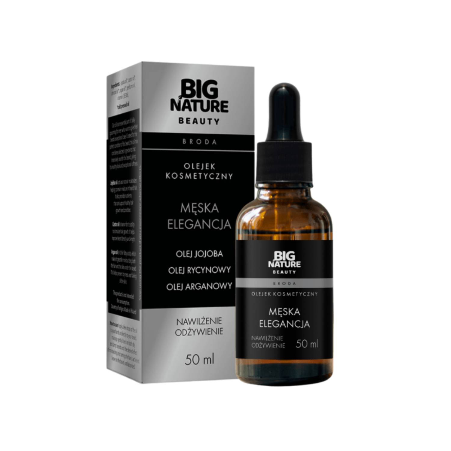 Big nature - olejek kosmetyczny, męska elegancja, 50 ml (data ważności: 31.05.2026)