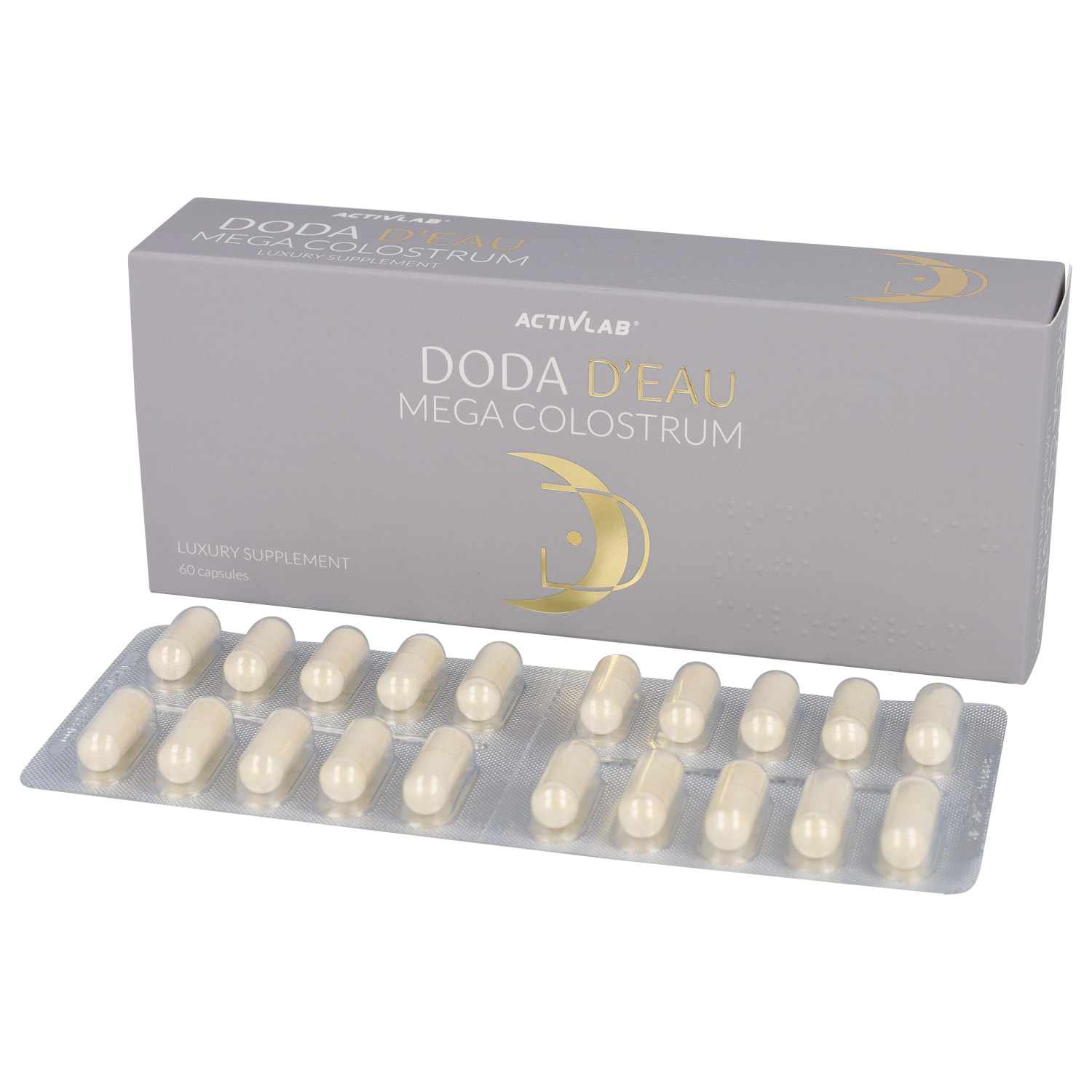 Activlab doda d'eau mega colostrum, 60 kapsułek