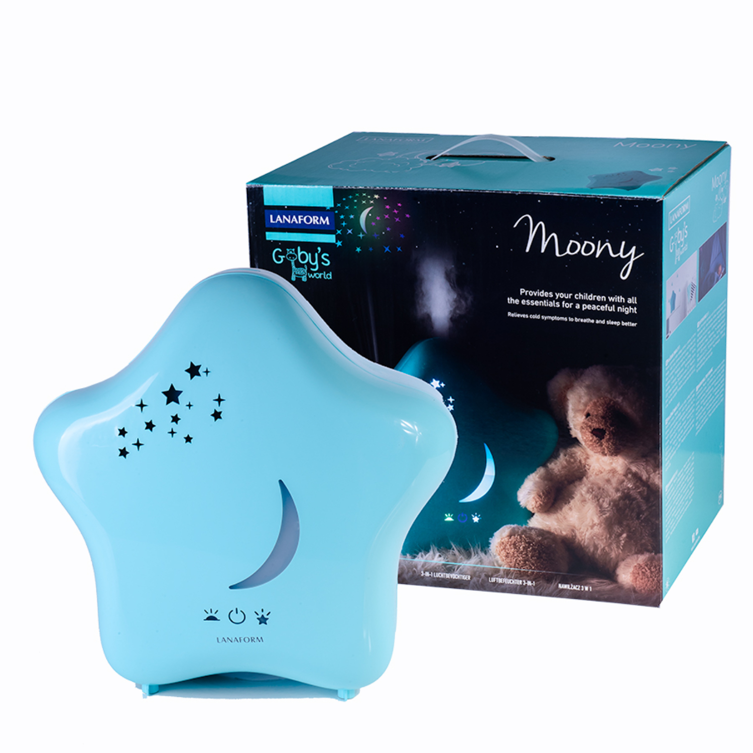 Kej lanaform moony - nawilżacz powietrza dla dzieci, 1 sztuka