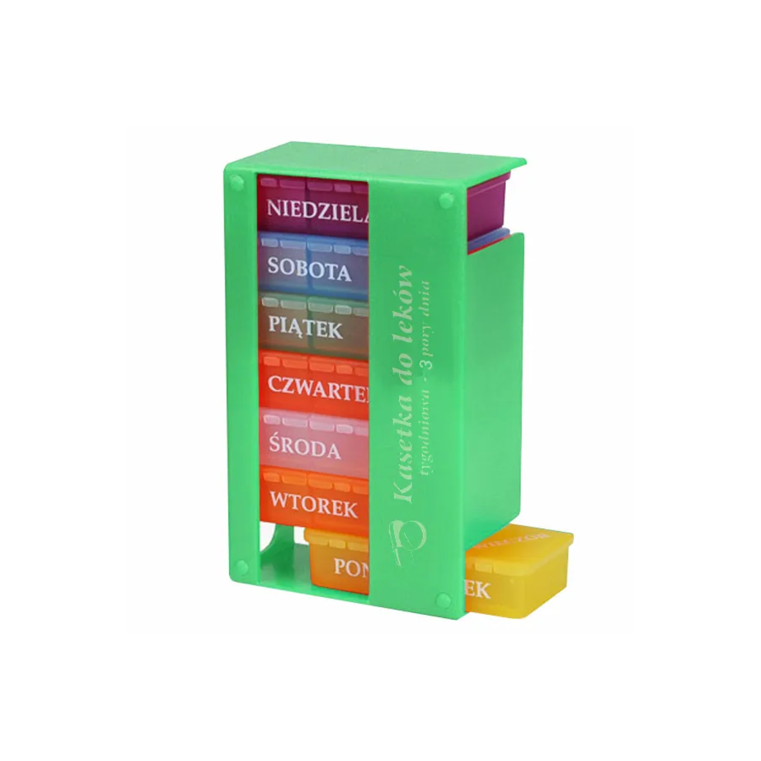 El-comp - kasetka do dawkowania leków na 7 dni tygodnia k7, 1 sztuka