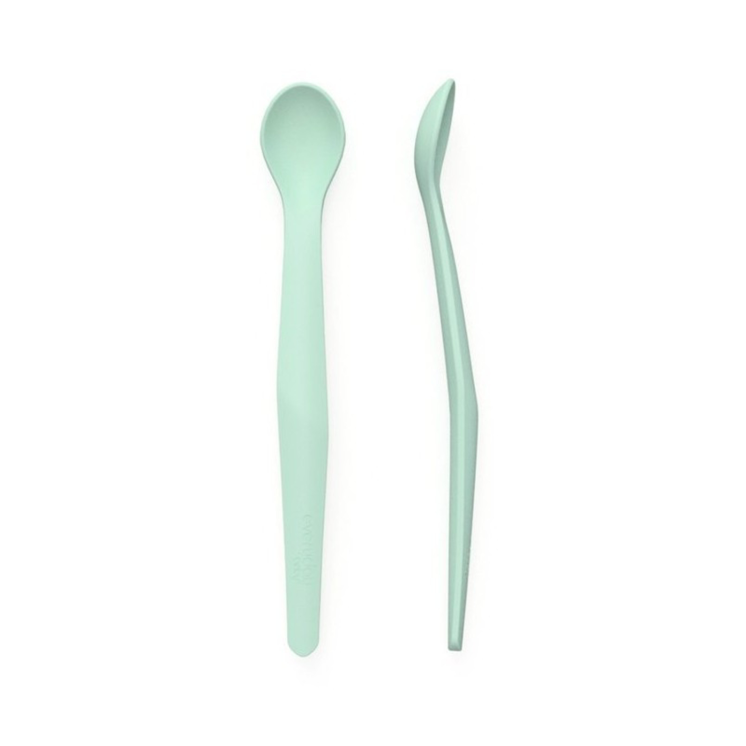 Everyday baby - silikonowe łyżeczki miętowe, 2 sztuki