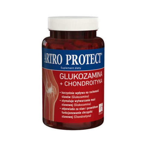 Artro protect, glukozamina + chondroityna, 63 kapsułki