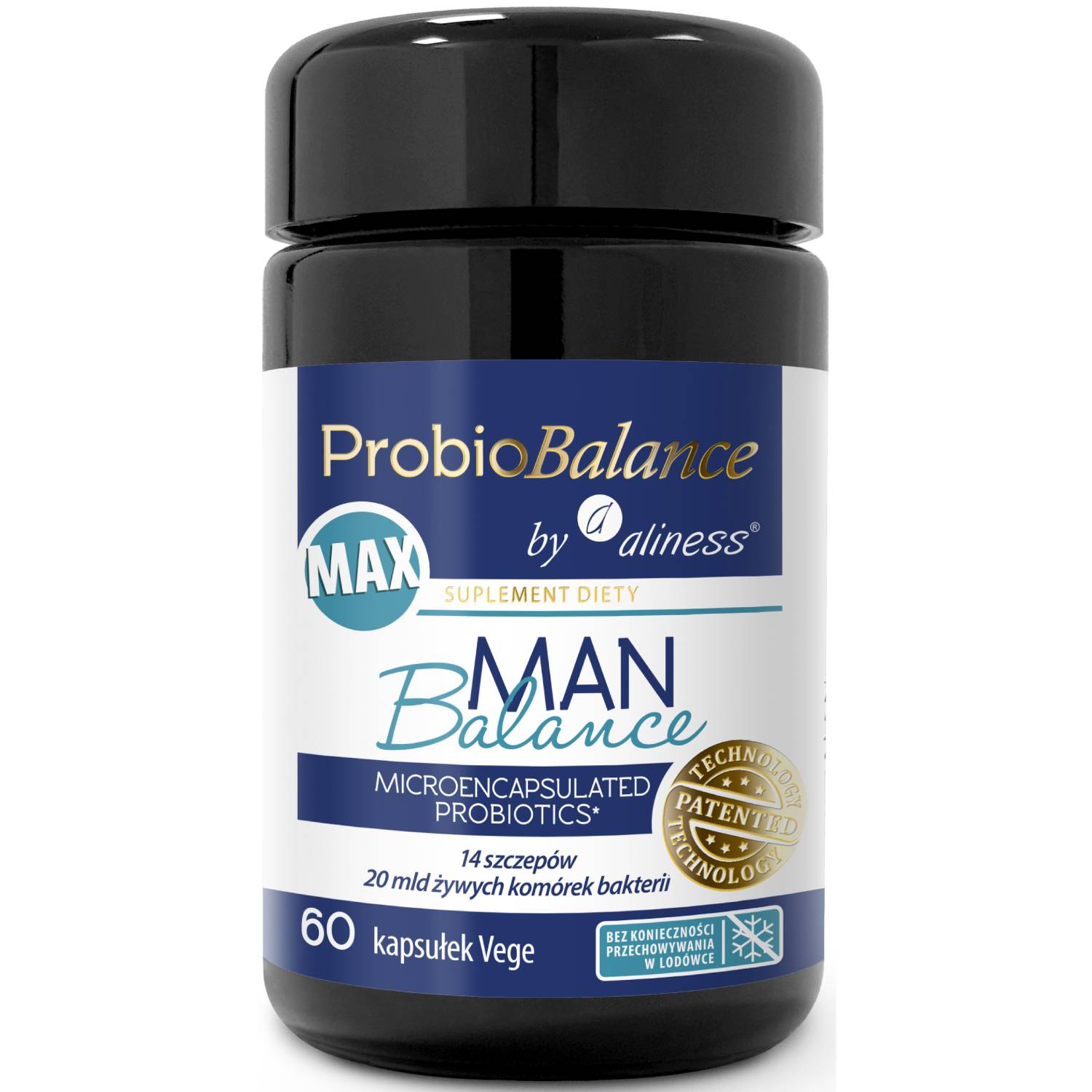 Aliness probiobalance man max, 60 kapsułek