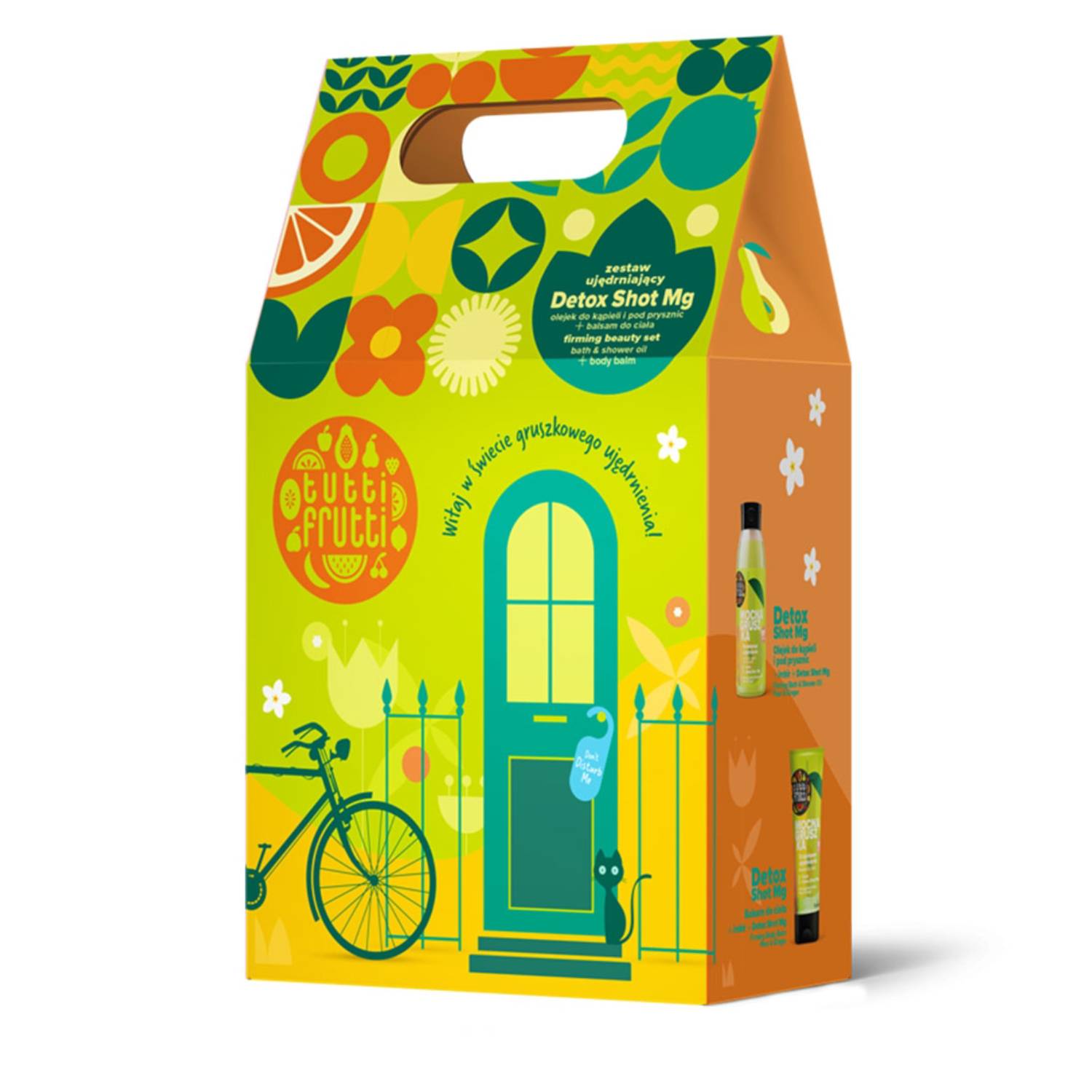 Tutti frutti - zestaw ujędrniający, olejek do kąpieli i pod prysznic + balsam do ciała