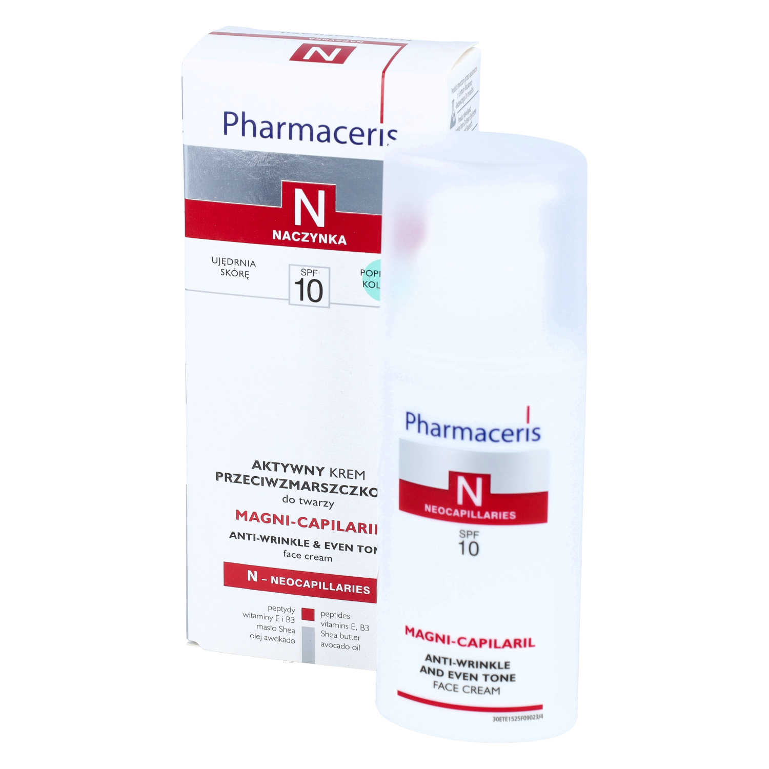 Pharmaceris n magni-capilaril - aktywny krem przeciwzmarszczkowy, spf 10, 50 ml