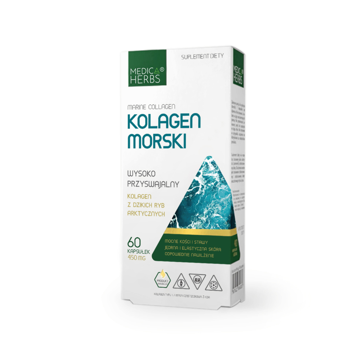Medica herbs kolagen morski 450 mg, 60 kapsułek