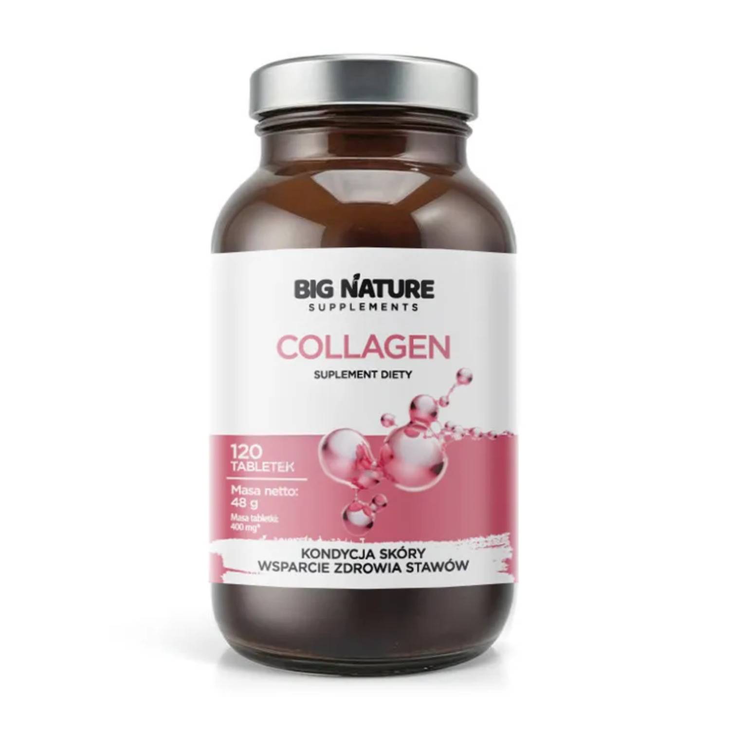 Big nature collagen, 120 tabletek