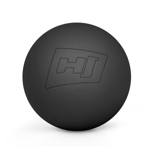 Massageball aus Silikon 63mm schwarz