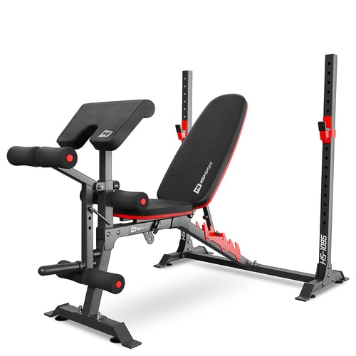 Banc de musculation réglable HS-1095 avec pupitre à biceps