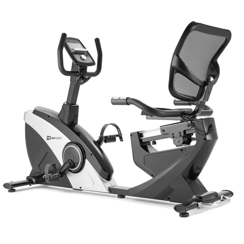 Vélo d'appartement semi-allongé HS-070L Helix Argenté