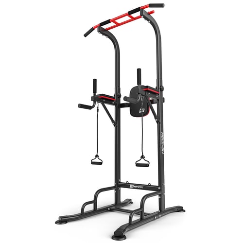 Chaise romaine avec station à dips et barre de traction HS-1016K