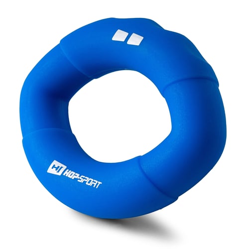 Handtrainer oval 18,1 kg aus Silikon - blau