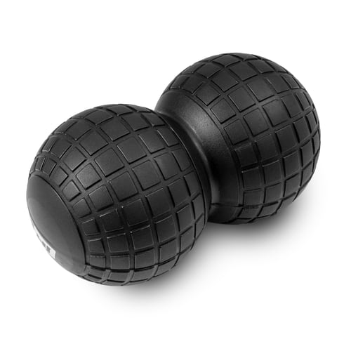 Duo-Massageball aus EVA 10,5 cm schwarz