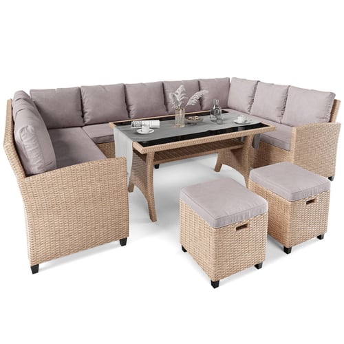 Zahradní nábytek Livorno béžovo/šedý