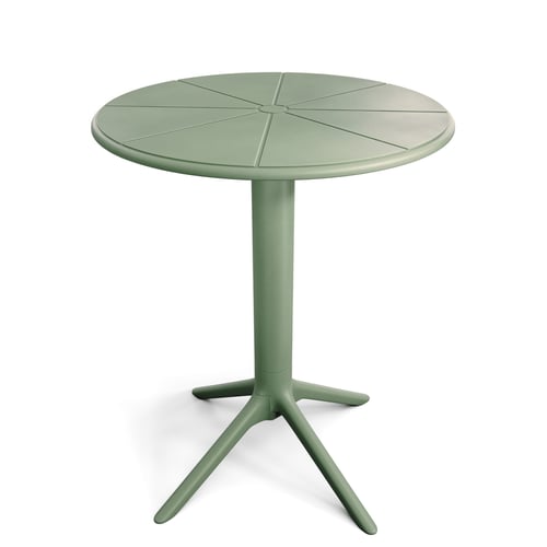 Záhradný okrúhly stôl 60 cm Dego zelený