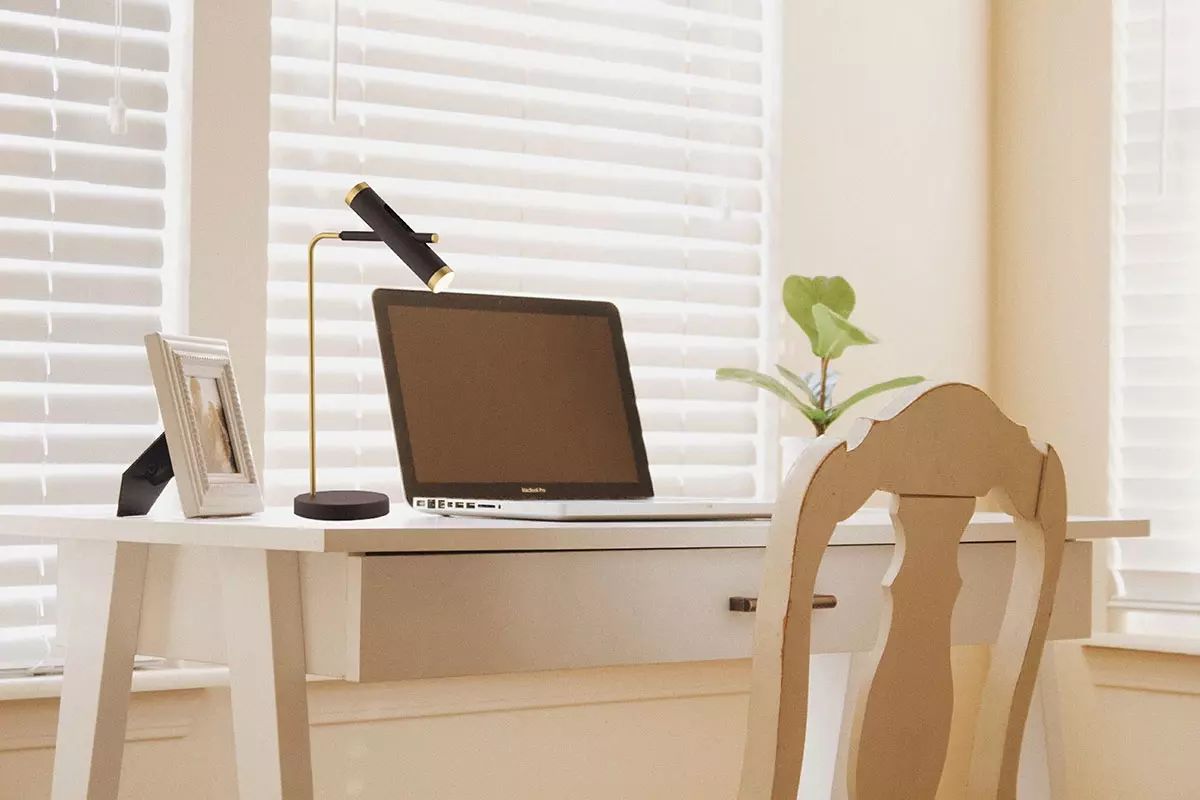 Altavola Design Lunette lampa stołowa 2x3W czarny/złoty LA062/T_black