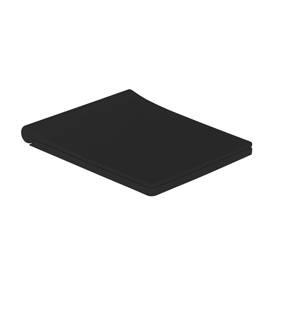 Vilarte by Dura First deska sedesowa wolnoopadająca czarna 004MS