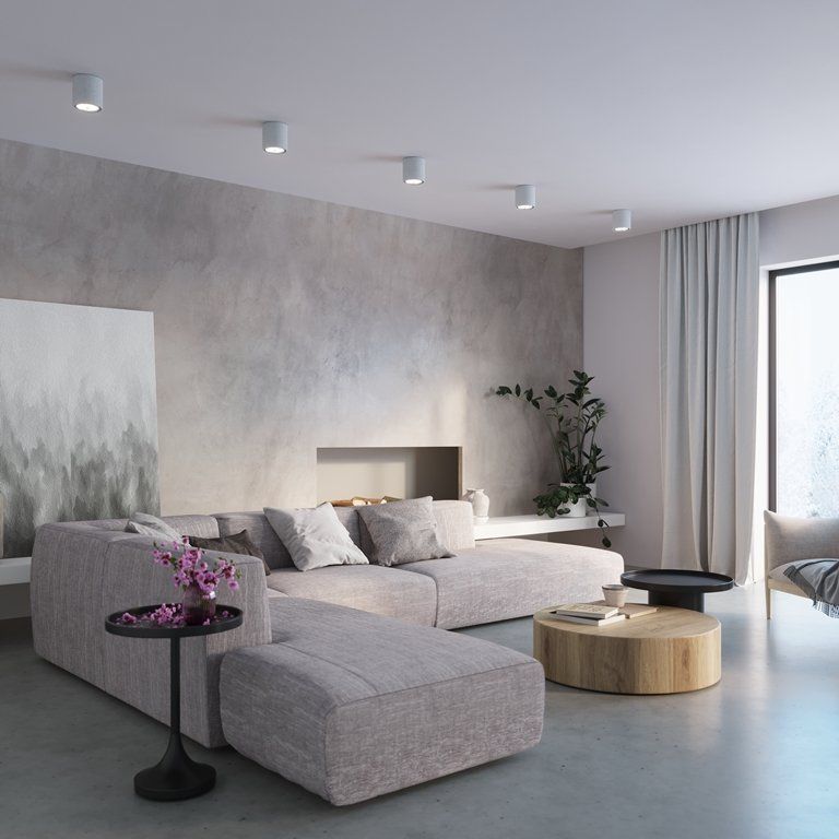 Sollux Lighting Cullo lampa podsufitowa 1x40W szara SL.0645