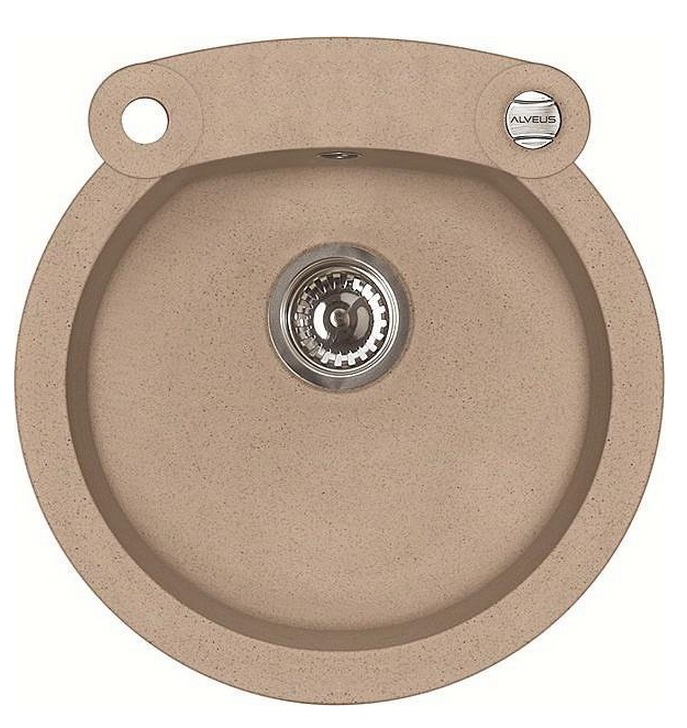 Alveus Roll 10 zlewozmywak granitowy beżowy melanż 1211055