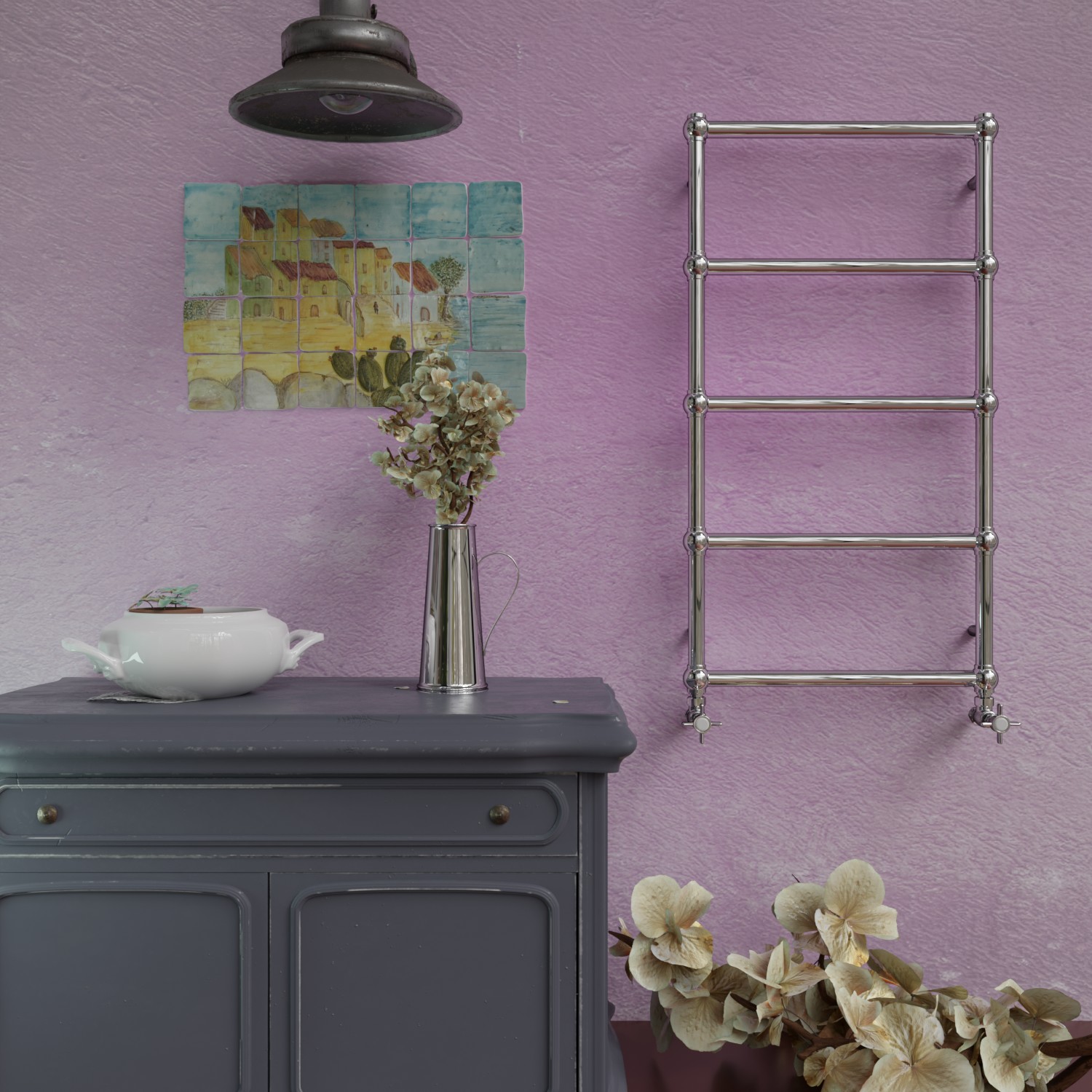 Imers Awena grzejnik łazienkowy dekoracyjny 96,9x53 cm chrom G0035309693