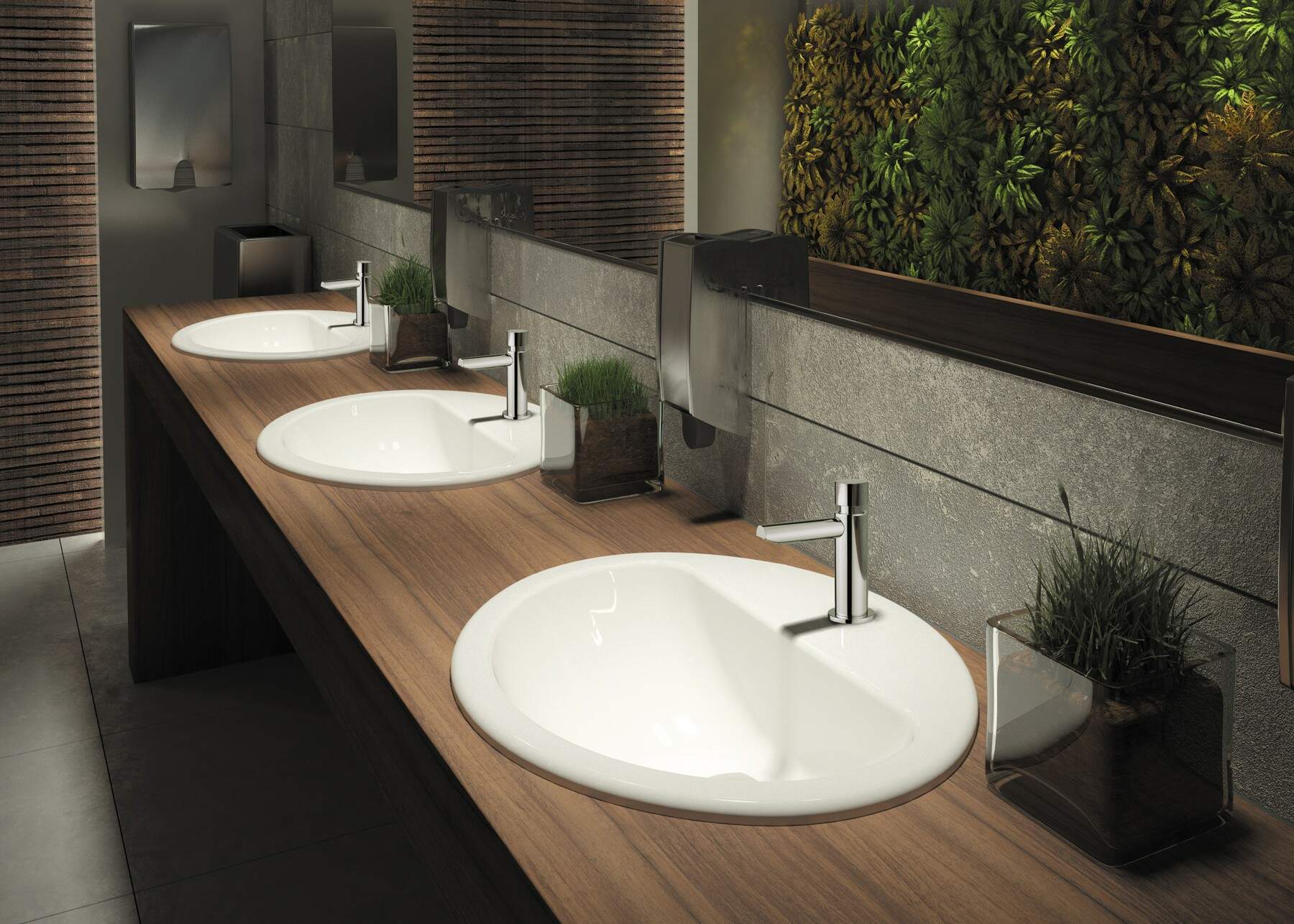 Deante Press bateria umywalkowa stojąca elektroniczna chrom BBH_028L